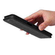 For Samsung Galaxy A24 4G Carbon Fiber Texture Flip Leather Phone Case(Black)