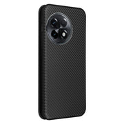 For OnePlus 11R 5G Carbon Fiber Texture Flip Leather Phone Case(Black)