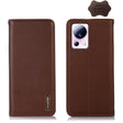 For Xiaomi 13 Lite / Civi 2 KHAZNEH Nappa Top Layer Cowhide Leather Phone Case(Brown) - free shipping - PMC TechLife - Order now!