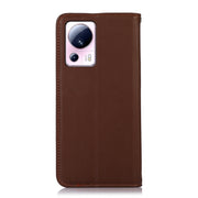 For Xiaomi 13 Lite / Civi 2 KHAZNEH Nappa Top Layer Cowhide Leather Phone Case(Brown)