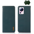 For Xiaomi 13 Lite / Civi 2 KHAZNEH Nappa Top Layer Cowhide Leather Phone Case(Green) - free shipping - PMC TechLife - Order now!