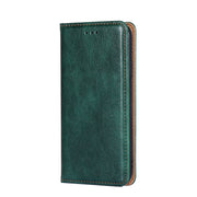 For Honor X8A Gloss Oil Solid Color Magnetic Leather Phone Case(Green)