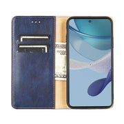 For Honor X8A Gloss Oil Solid Color Magnetic Leather Phone Case(Green)