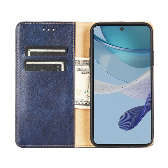 For Honor X8A Gloss Oil Solid Color Magnetic Leather Phone Case(Green)