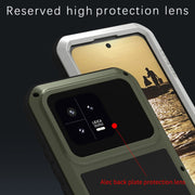 For Xiaomi 13 LOVE MEI Metal Shockproof Life Water-resistant Dustproof Phone Case(Red)