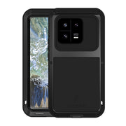 For Xiaomi 13 Pro LOVE MEI Metal Shockproof Life Water-resistant Dustproof Phone Case(Black)