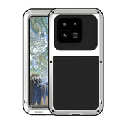 For Xiaomi 13 Pro LOVE MEI Metal Shockproof Life Water-resistant Dustproof Phone Case(Silver)