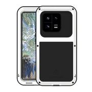 For Xiaomi 13 Pro LOVE MEI Metal Shockproof Life Water-resistant Dustproof Phone Case(White)