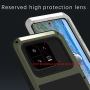 For Xiaomi 13 Pro LOVE MEI Metal Shockproof Life Water-resistant Dustproof Phone Case(Black)