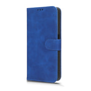 For Realme C55 Skin Feel Magnetic Flip Leather Phone Case(Blue)