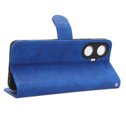 For Realme C55 Skin Feel Magnetic Flip Leather Phone Case(Blue)