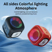 T&G TG359 Portable Outdoor LED Wireless Bluetooth Speaker(Black)