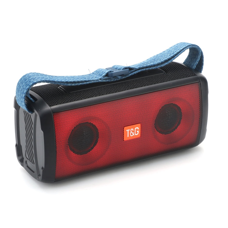 T&G TG345 Portable Outdoor Color LED Wireless Bluetooth Speaker(Black)