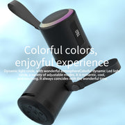 T&G TG373 Outdoor Portable LED Light RGB Multicolor Wireless Bluetooth Speaker Subwoofer(Green)