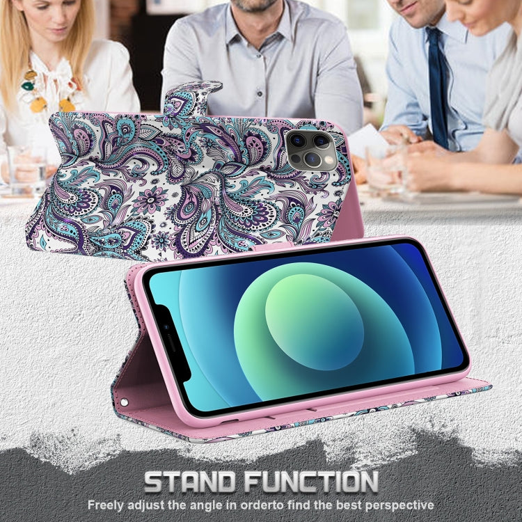 For Samsung Galaxy A24 3D Painting Pattern TPU + PU Leather Phone Case(Swirl Pattern)