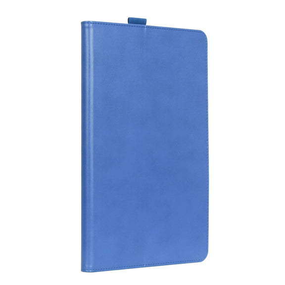 For Lenovo Tab P11 Pro Gen2 11.2 2022 TB132/138 Embossed Front Stand Leather Smart Tablet Case(Blue)