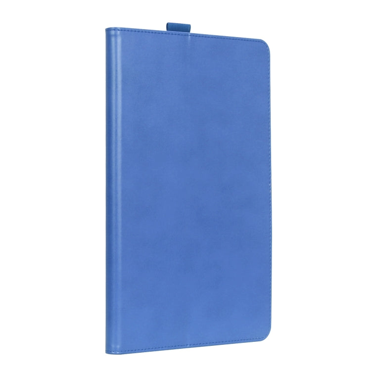 For Lenovo Tab P11 Pro Gen2 11.2 2022 TB132/138 Embossed Front Stand Leather Smart Tablet Case(Blue)