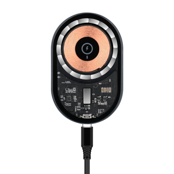 X9F Transparent Magnetic Air Vent Wireless Car Charger