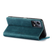 For Xiaomi Redmi Note 12 5G / Poco X5 CaseMe 013 Multifunctional Horizontal Flip Leather Phone Case(Blue)