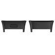 For Xiaomi Redmi Watch 3 / Mi Watch Lite 3 1 Pair Metal Watch Band Connector(Black) -  by PMC TechLife | Online Shopping South Africa | PMC TechLife
