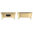 For Xiaomi Redmi Watch 3 / Mi Watch Lite 3 1 Pair Metal Watch Band Connector(Gold) -  by PMC TechLife | Online Shopping South Africa | PMC TechLife