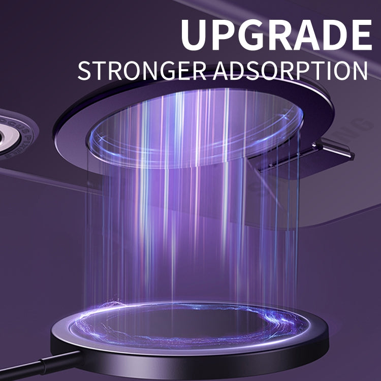 For Samsung Galaxy S23 5G Skin Feel MagSafe Magnetic Holder Phone Case(Pink)