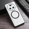 For Honor Magic5 Pro Cloth Texture PU MagSafe Magnetic Phone Case(White) - free shipping - PMC TechLife - Order now!