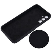 For Samsung Galaxy A14 4G Pure Color Liquid Silicone Shockproof Phone Case(Black)