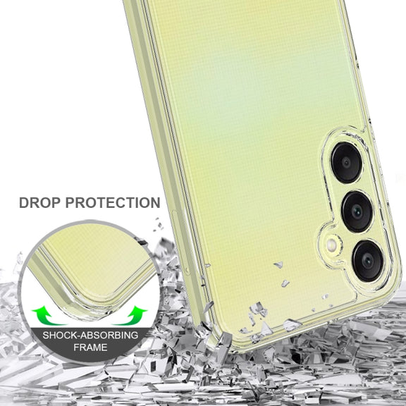 For Samsung Galaxy A25 5G Scratchproof Acrylic TPU Phone Case(Transparent)