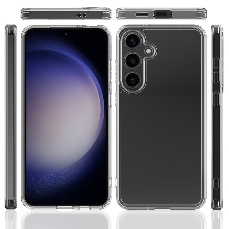 For Samsung Galaxy A55 Scratchproof Acrylic TPU Phone Case(Transparent)