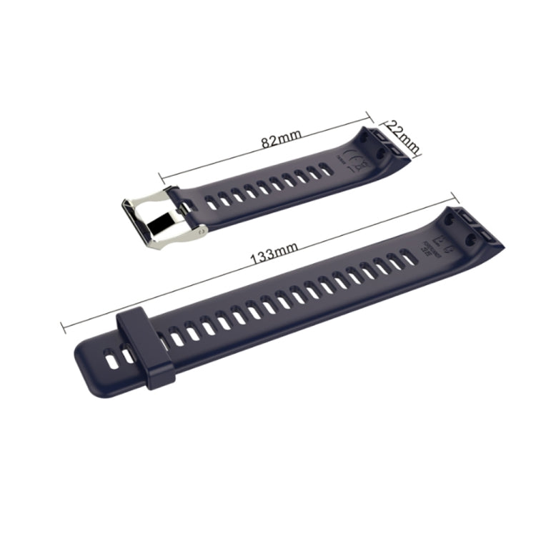 Compatible with Garmin Compatible witherunner 30 / 35 Silicone Watch Band(Blue)