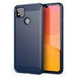 For Xiaomi Redmi 9C NFC Brushed Texture Carbon Fiber TPU Phone Case(Blue) - free shipping - PMC TechLife - Order now!