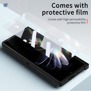 For Xiaomi Mix Fold 2 Hinge All-inclusive Magnetic Phone Case with Stand(Black)