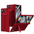 For Xiaomi Mix Fold 2 Hinge All-inclusive Magnetic Phone Case with Stand(Red) - Xiaomi Cases by PMC TechLife | Online Shopping South Africa | PMC TechLife