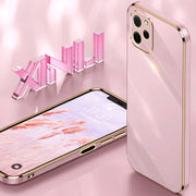 For Huawei nova Y61 XINLI Straight Edge 6D Electroplate TPU Phone Case(Black)