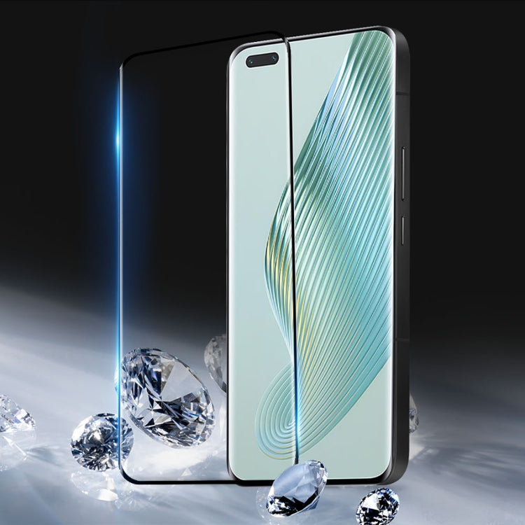 For Honor Magic5 Pro 10pcs DUX DUCIS 0.33mm 9H Medium Alumina Tempered Glass Film