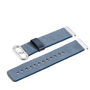 Compatible with Garmin Vivoactive 3 Nylon Watch Band with Buckle(Blue)