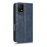 For TCL 405 / 406 T506D Symmetrical Triangle Leather Phone Case(Blue)