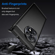 For OnePlus 11R 5G Brushed Texture Carbon Fiber TPU Phone Case(Black)