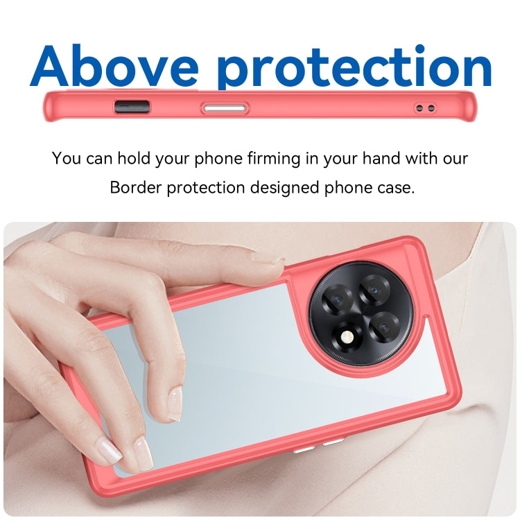 For OnePlus 11R 5G Colorful Series Acrylic + TPU Phone Case(Red)