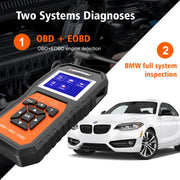 For BMW KONNWE KW480 2.8 inch Color Screen OBD2 Car Fault Detector
