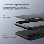 For Samsung Galaxy A54 5G NILLKIN Super Frosted Shield Pro PC + TPU Phone Case(Black)