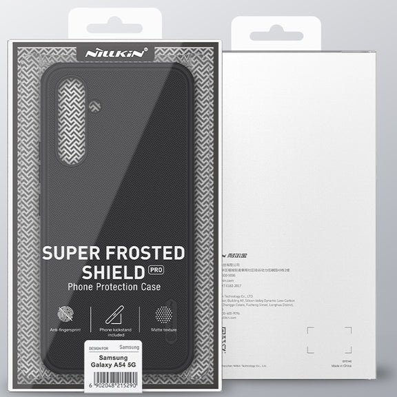 For Samsung Galaxy A54 5G NILLKIN Super Frosted Shield Pro PC + TPU Phone Case(Black)