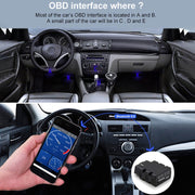 KONNWEI KW902 Bluetooth 5.0 OBD2 Car Fault Diagnostic Scan Tools Support IOS / Android(Green)