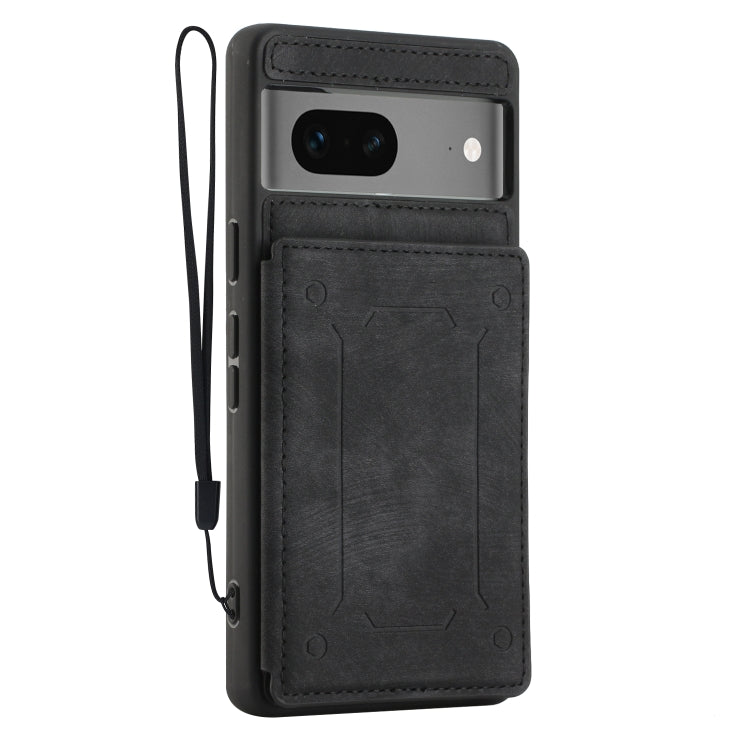 For Google Pixel 7 5G Dream Magnetic Back Cover Card Wallet Phone Case(Black)