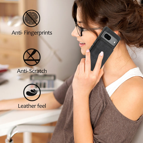 For Google Pixel 7 5G Dream Magnetic Back Cover Card Wallet Phone Case(Black)