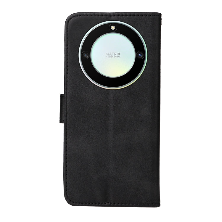 For Honor X9a/X40 5G/Magic5 Lite Classic Calf Texture Flip Leather Phone Case(Black)