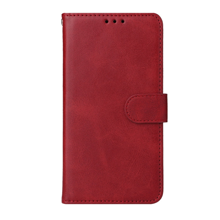 For Xiaomi Redmi 11A 4G/12C Classic Calf Texture Flip Leather Phone Case(Red)