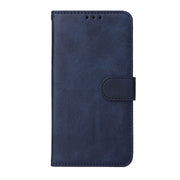 For Samsung Galaxy A24 4G Classic Calf Texture Flip Leather Phone Case(Blue)