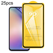 For Samsung Galaxy A54 25pcs 9D Full Glue Full Screen Tempered Glass Film